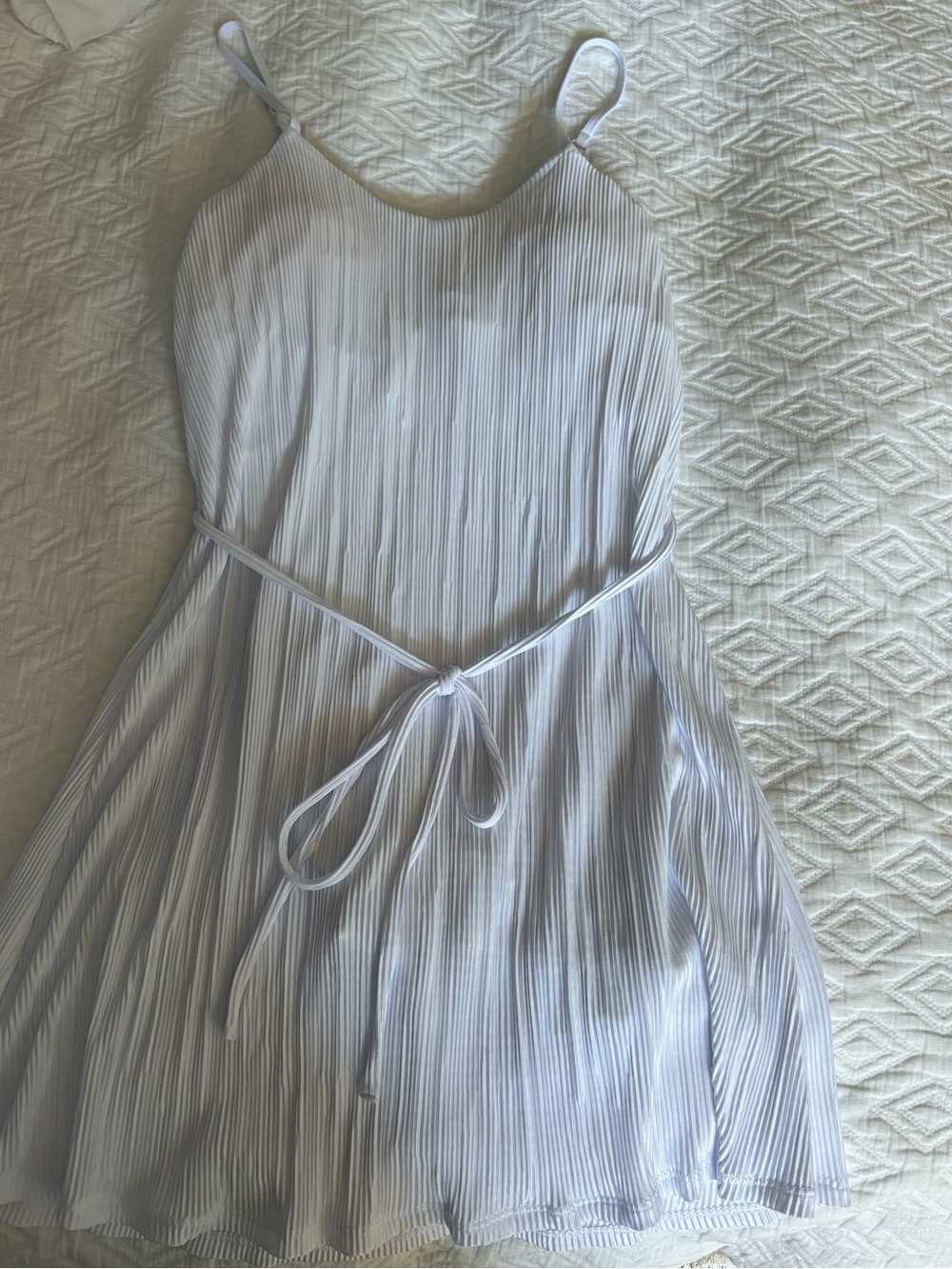 ALO Yoga white tennis dress